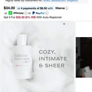 Juliette Has a Gun Not a Perfume - White